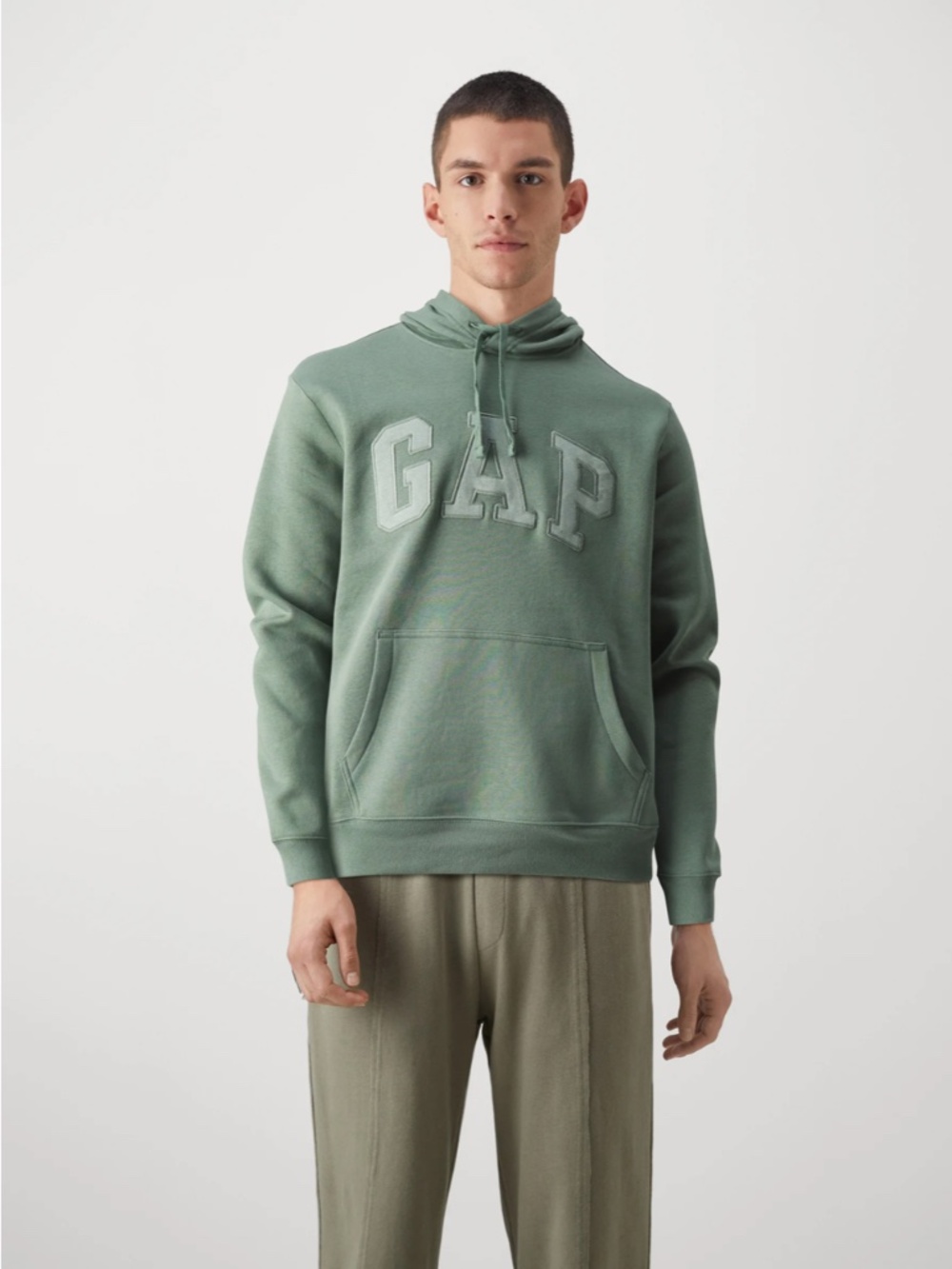 GAP MEN"S HERITAGE LOGO - Sweatshirt - laurel wreath green - Picture 2 of 4